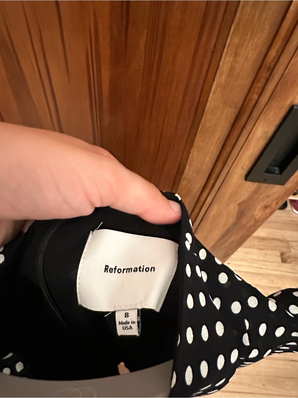 Reformation Maven Mini Dress Size 8, WORN TWICE - Picture 4 of 4